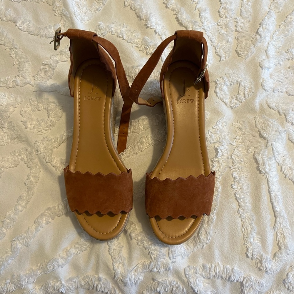 J.Crew wedges 2-3 inches